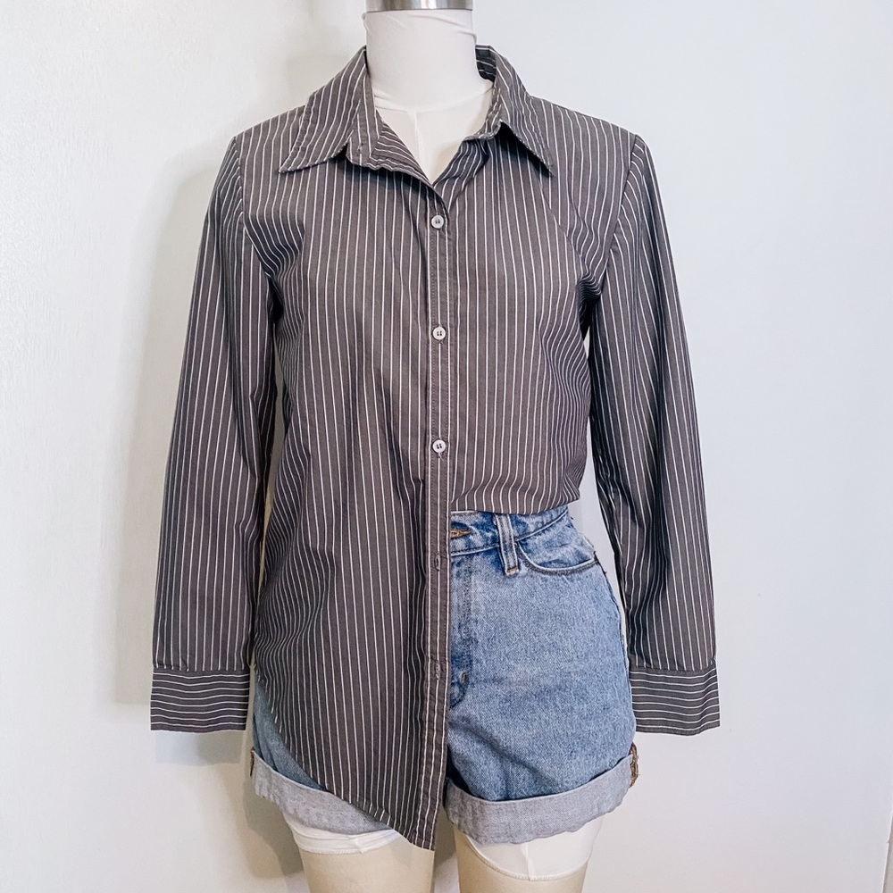 George Striped Button Up Shirt